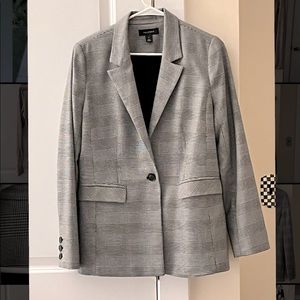 Plaid oversized Halogen blazer